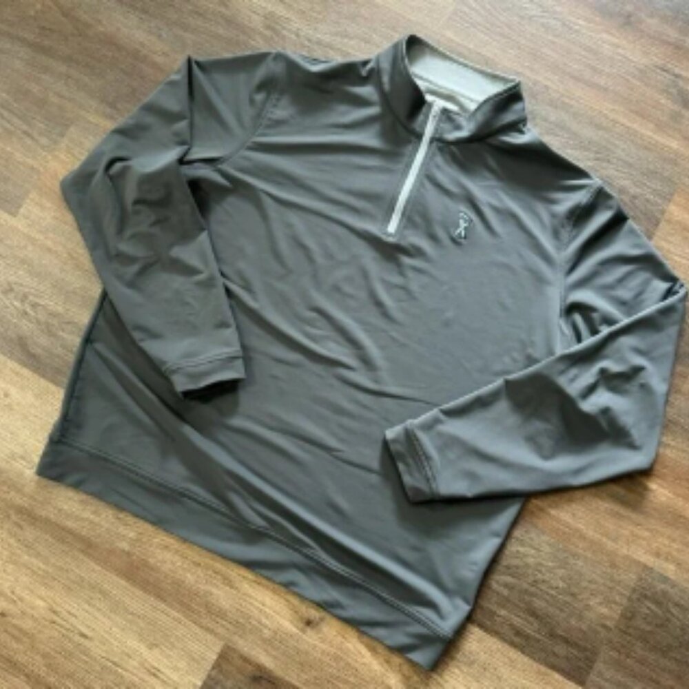 Peter Millar UNC Chapel Hill Tarheels X Cancer Awareness Golf 1/4 Zip Sz XXL